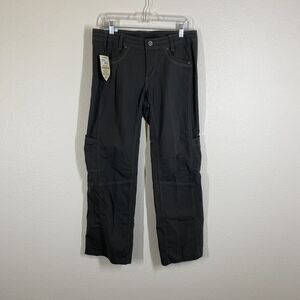 Kuhl Pants Womens 10 Short Carbon Free Range Black Hiking Outdoor Cargo Stretch
